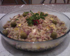 Arroz com carne seca