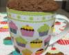 Bolo de caneca de nutella simples