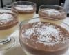 Mousse de maracujá com cobertura de chocolate