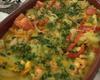 Moqueca de pirarucu com camarões
