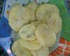 Batata chips de micro-ondas (com molho de maionese temperada )