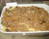 Macarrão com carne moída