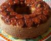 Bolo de iogurte com banana caramelizada