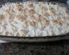 Torta de banana com creme e suspiro do Marcelo