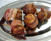 Enroladinho de frango e bacon