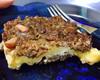 Bolo de carne moída e philadelphia