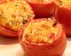 Tomates gratinados com salmão