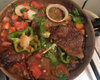 Bife de fígado acebolado