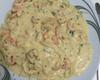 Macarrão ao molho branco com camarão