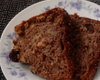 Bolo de banana com chocolate