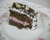 Bolo de chocolate com mousse de danoninho