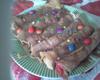 Panqueca doce de chocolate e banana