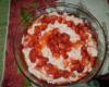 Creme com morangos