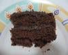 Bolo de chocolate delicioso