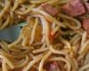 Macarrão com linguiça