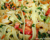 Fettuccine com camarão