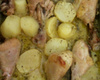 Frango assado à moda do campo