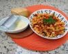 Fusilli ao molho de linguiça toscana