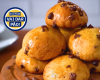 Pão caseiro com gotas de chocolate