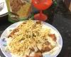 Peito de frango grelhado com requeijão