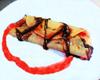 Crepe francês de morango e chocolate
