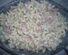 Macarrão ao molho branco com camarão