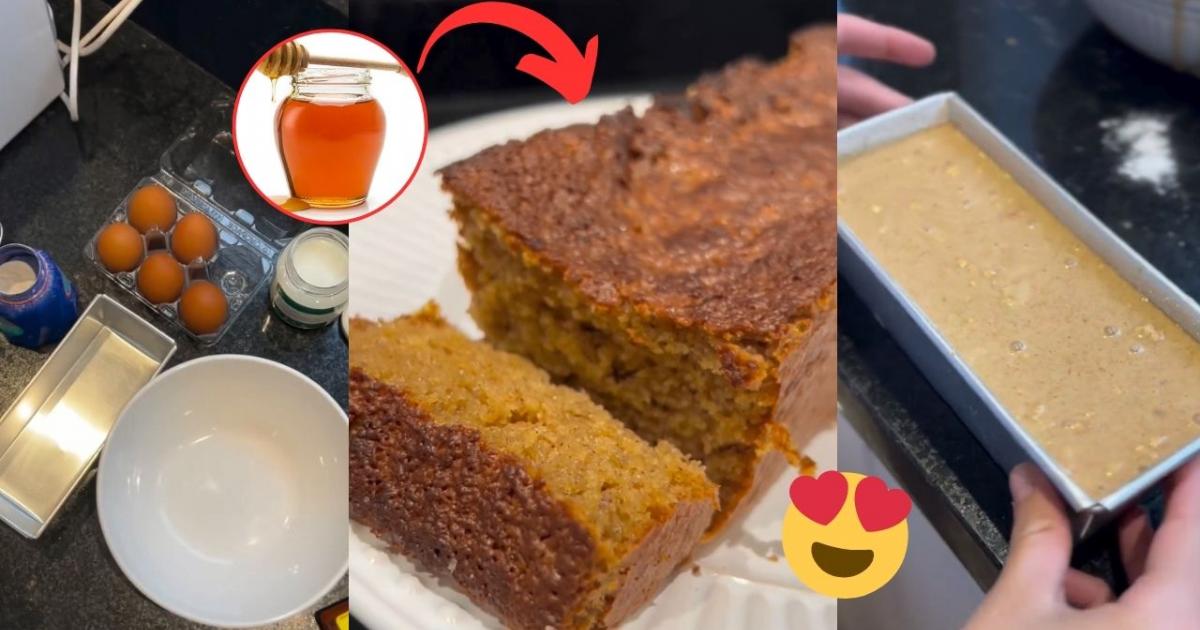 Lanche da manhã: aprenda como fazer bolo de pão de mel em 1h