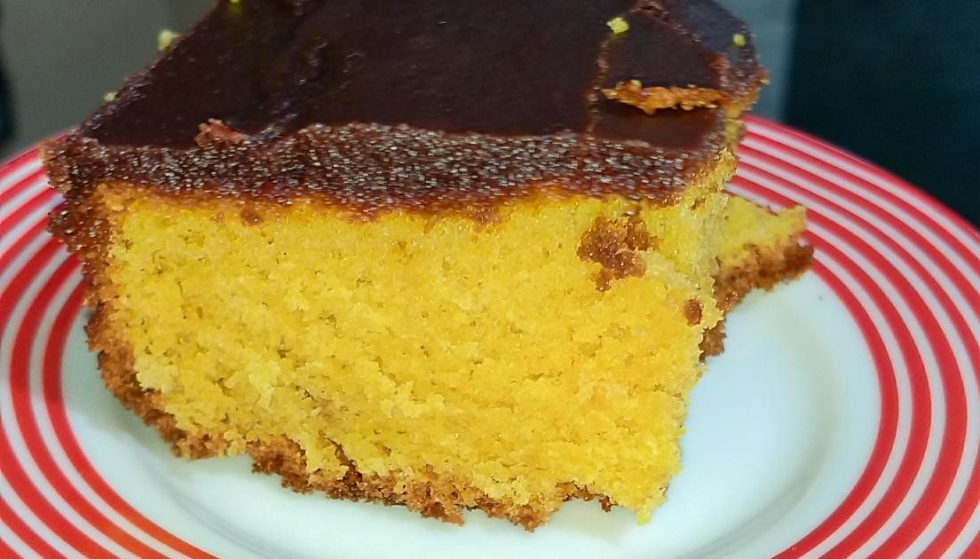 Bolo de cenoura fofinho