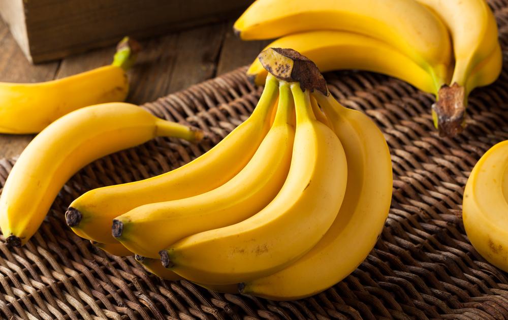 Página para colorir de bananas maduras gerada por ia