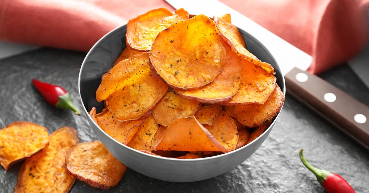 Batata Doce frita na airfryer Receita por Silvia - Cookpad