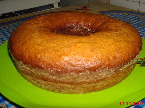 Bolo de banana de liquidificador