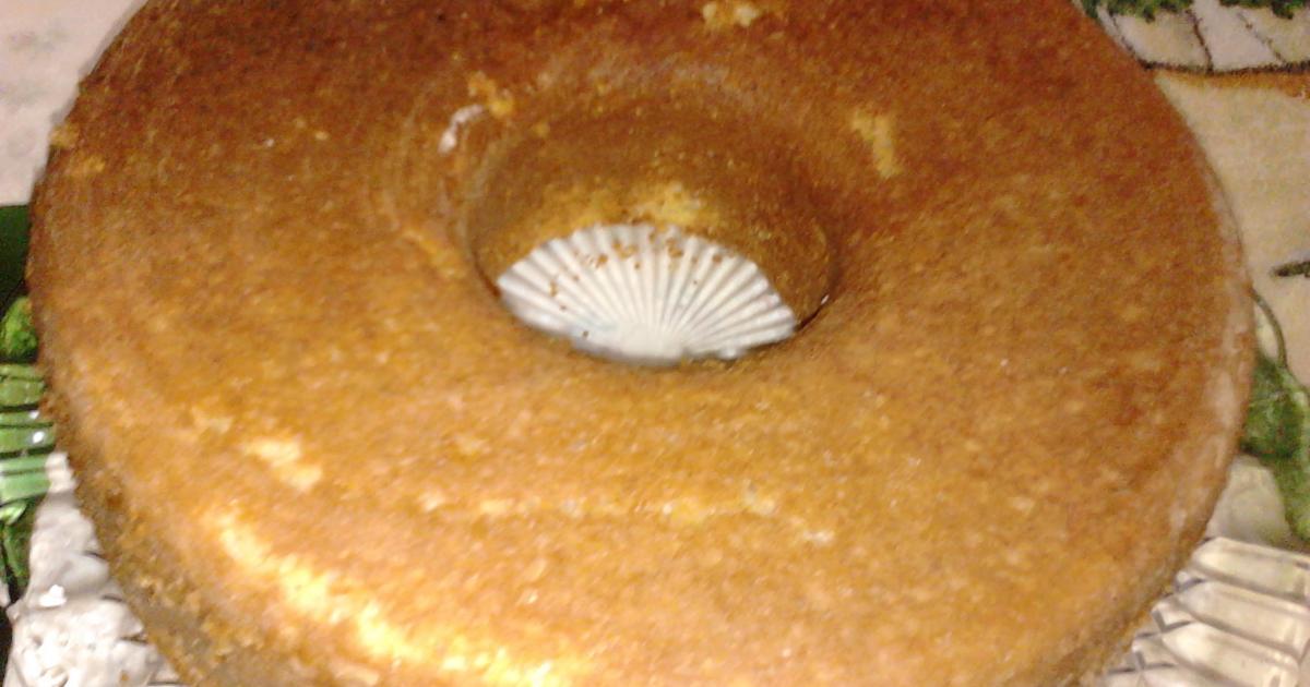 Receita de bolo de fubá integral - Mamãe Plugada