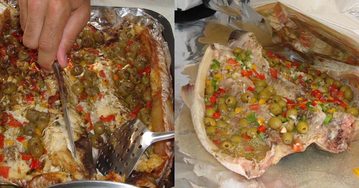 Receita de Peixe Assado