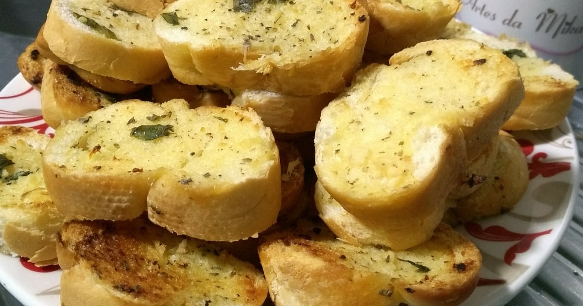 Receita de Pão torrado temperado, enviada por ateliê artes da mika by ...