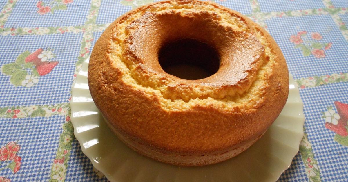 Receita de bolo de fubá simples