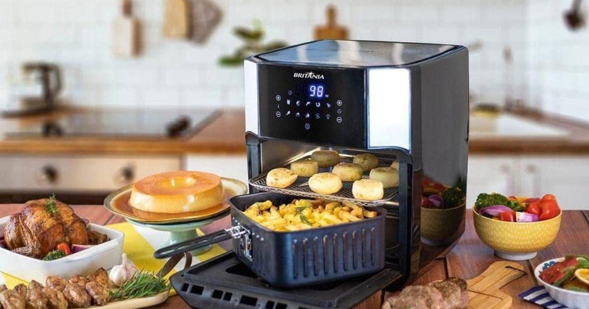 Como Fazer Bolo na Air Fryer Britânia. 