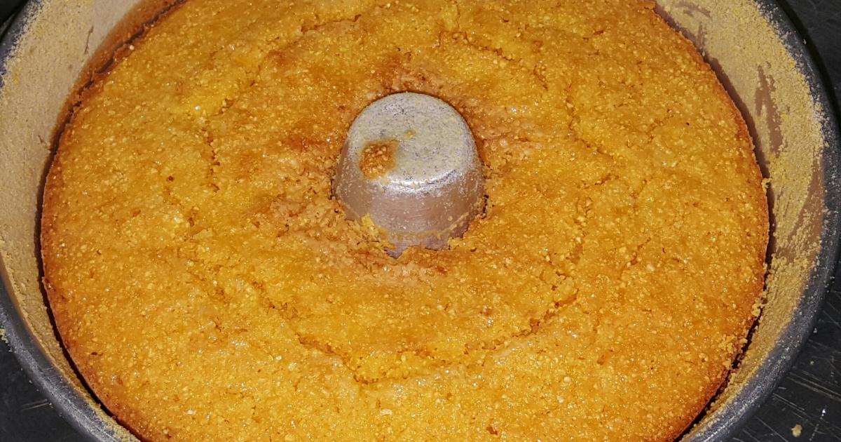 Bolo de milho de lata de liquidificador: receita fácil com textura fofinha  e sabor de padaria - TudoGostoso