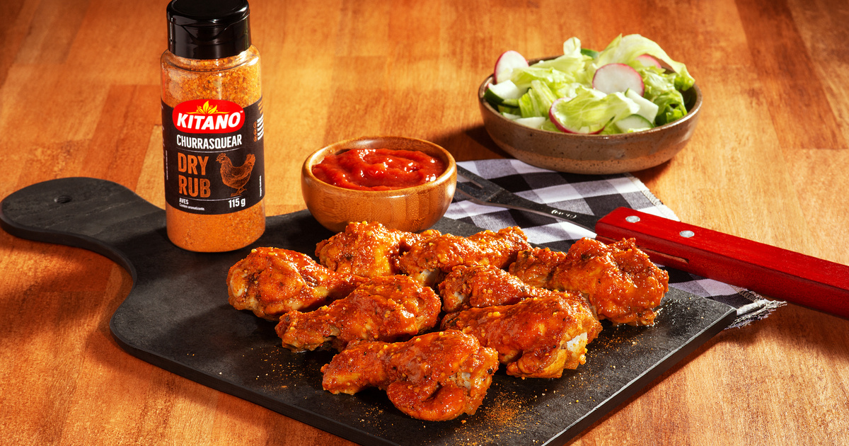 Receita de Coxinha com dry rub de frango e barbecue de goiabada