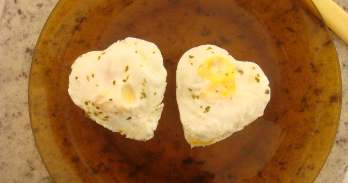 Receita de Ovo Frito no Microondas