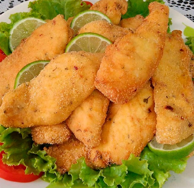 Receita de Peixe empanado com fubá, enviada por maria santos TudoGostoso