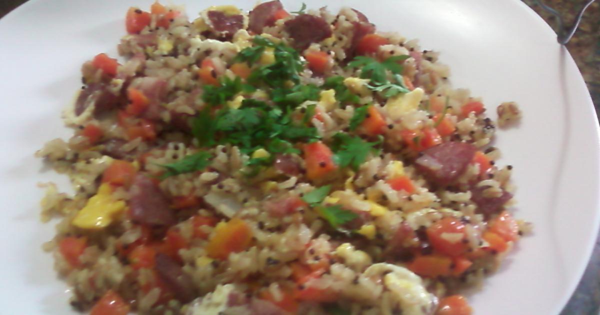 Receita De Arroz Primavera, Enviada Por Ana Clara Campos Vaz - TudoGostoso