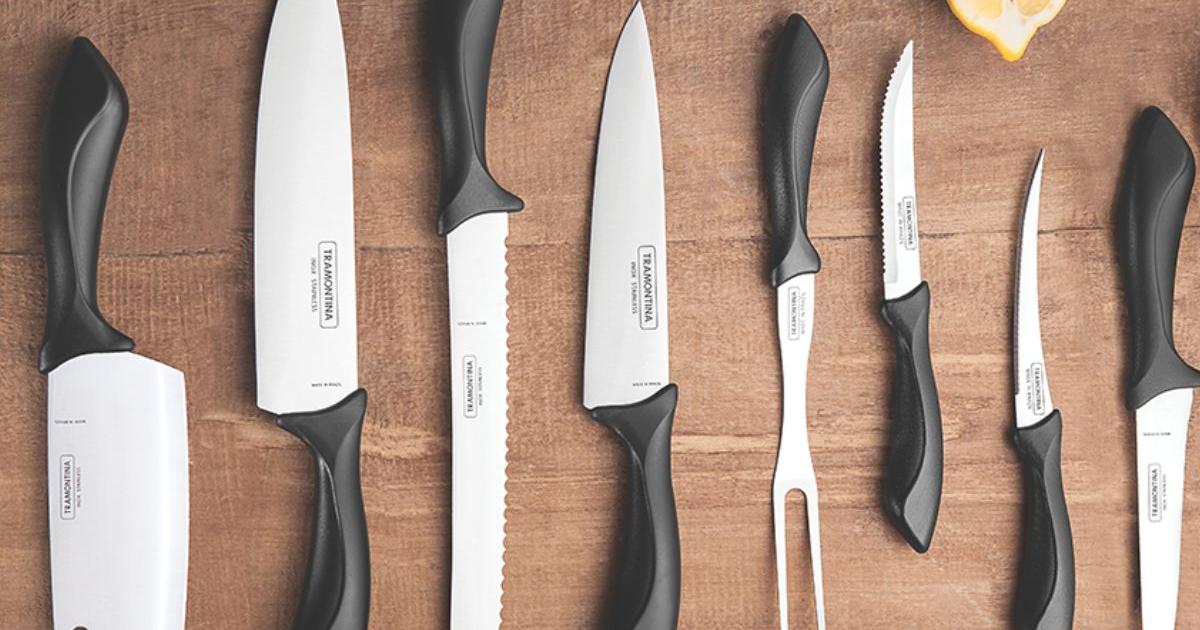Tipos de facas de cozinha: das essenciais às especificas