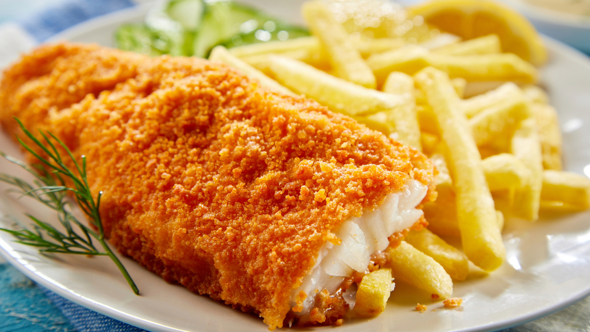 Filé de tilápia frito simples