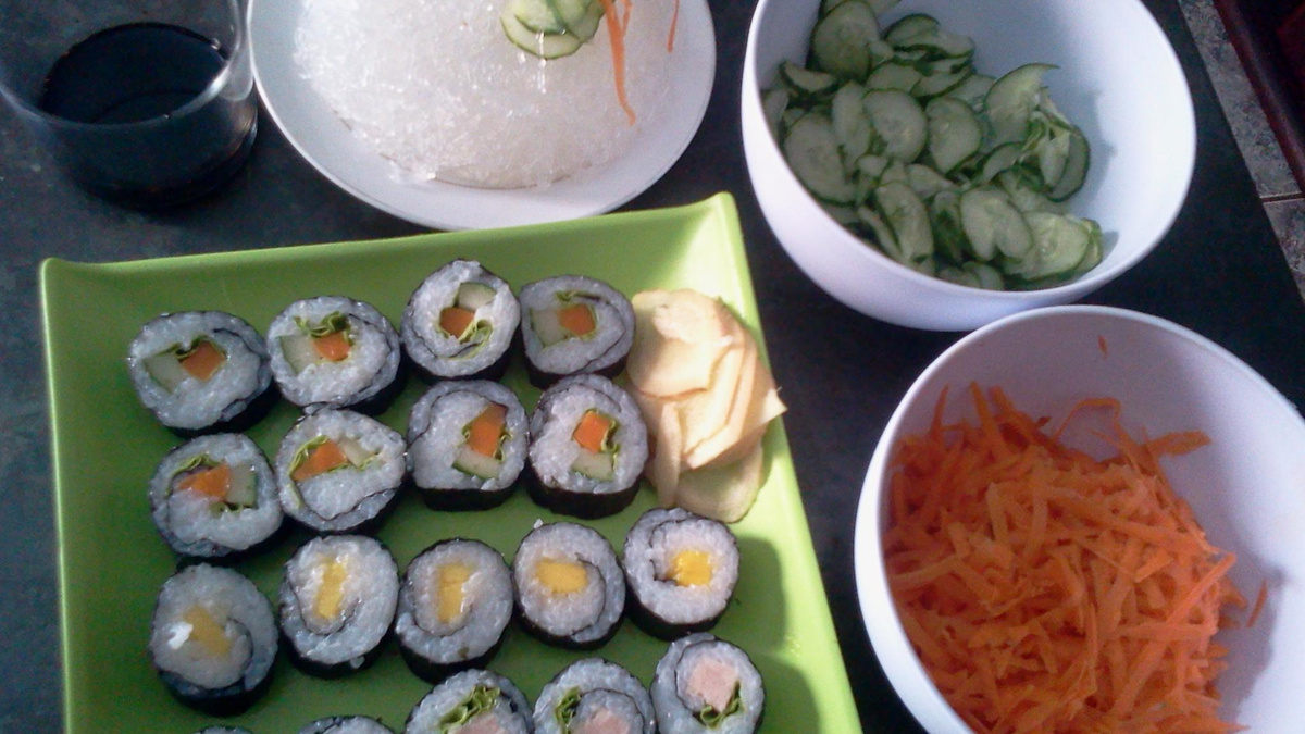 Sushi vegetariano