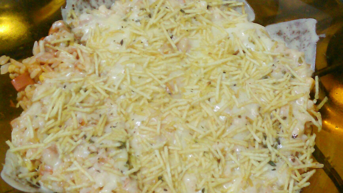 Arroz hot dog