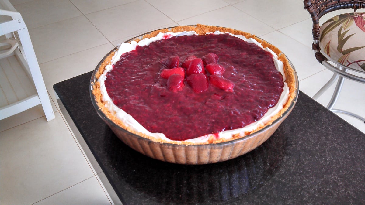 Cheesecake prático