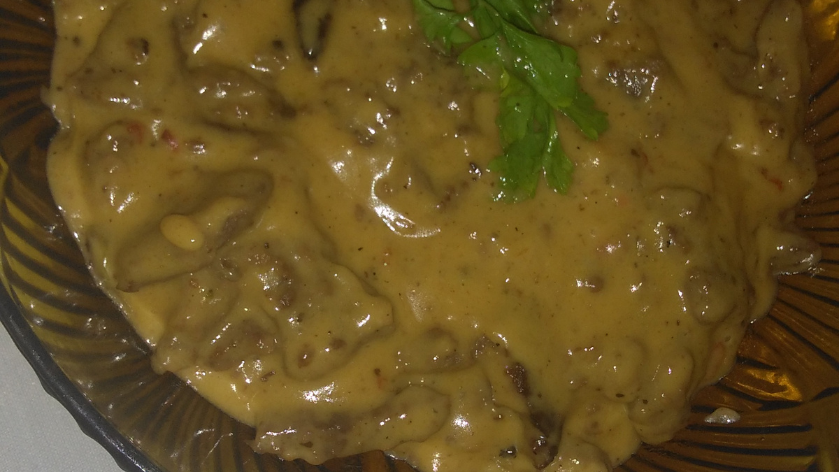 Estrogonofe de hambúrguer