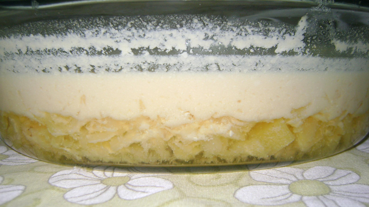 Sobremesa de abacaxi