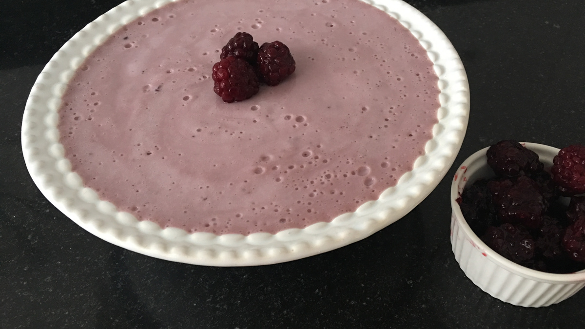 Mousse de amora