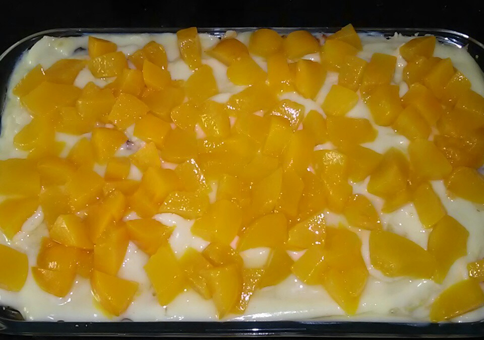 Pavê de panetone e frutas